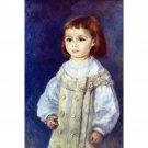 Child in White by Renoir - 24x32 Inch Rolled Canvas Wall Art Print