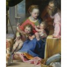 Federico Barocci - The Madonna of the Cat (La Madonna del Gatto) - 24x32 Inch Rolled Canvas Wall Art