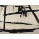 Franz Kline - Painting Number 2 - 24x32 Inch Rolled Canvas Wall Art Print
