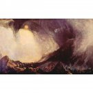 Hanibal crossing Alps in a storm by Joseph Mallord Turner - 24x32 Inch Rolled Canvas Wall Art Print