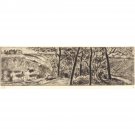 Horizontal Landscape, 1879 - 24x32 Inch Rolled Canvas Wall Art Print