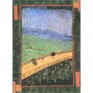 Japanese Bridge in the Rain (after Hiroshige) by Van Gogh - 24x32 Inch Rolled Canvas Wall Art Print Japanese Bridge in the Rain (after Hiroshige) by Van Gogh - 24x32 Inch Rolled Canvas Wall Art Print