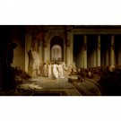 JeanLeon Gerome The Death of Caesar - 24x32 Inch Rolled Canvas Wall Art Print
