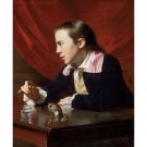 John Singleton Copley - A Boy with a Flying Squirrel - 24x32 Inch Rolled Canvas Wall Art Print John Singleton Copley - A Boy with a Flying Squirrel - 24x32 Inch Rolled Canvas Wall Art Print