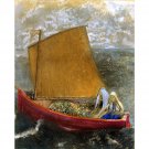 Odilon Redon - The yellow sail - 24x32 Inch Rolled Canvas Wall Art Print Odilon Redon - The yellow sail - 24x32 Inch Rolled Canvas Wall Art Print