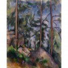 Pines and Rocks at Fontainebleau Forest, 1897 - 24x32 Inch Rolled Canvas Wall Art Print Pines and Rocks at Fontainebleau Forest, 1897 - 24x32 Inch Rolled Canvas Wall Art Print