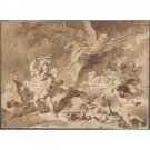 Rinaldo in a magical forest (about 1761-1765) - 24x32 Inch Rolled Canvas Wall Art Print