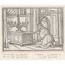 Solomon prays for wisdom. 1538 - 24x32 Inch Rolled Canvas Wall Art Print