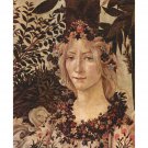 Spring (Primavera), detail [2] by Botticelli - 24x32 Inch Rolled Canvas Wall Art Print