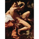 St. John the Baptist by Caravaggio - 24x32 Inch Rolled Canvas Wall Art Print
