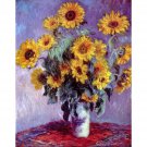 Still Life with Sunflowers by Monet - 24x32 Inch Rolled Canvas Wall Art Print Still Life with Sunflowers by Monet - 24x32 Inch Rolled Canvas Wall Art Print