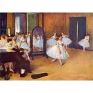 The dance hall by Degas - 24x32 Inch Rolled Canvas Wall Art Print The dance hall by Degas - 24x32 Inch Rolled Canvas Wall Art Print