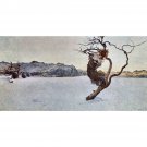 The evil mothers [1] by Giovanni Segantini - 24x32 Inch Rolled Canvas Wall Art Print