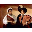 The fortune teller by Caravaggio - 24x32 Inch Rolled Canvas Wall Art Print The fortune teller by Caravaggio - 24x32 Inch Rolled Canvas Wall Art Print