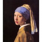 The girl with the pearl earring by Vermeer - 24x32 Inch Rolled Canvas Wall Art Print