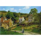 The Hermitage at Pontoise, 1867 - 24x32 Inch Rolled Canvas Wall Art Print