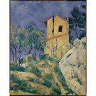 The House with the Cracked Walls, 1892-94 - 24x32 Inch Rolled Canvas Wall Art Print The House with the Cracked Walls, 1892-94 - 24x32 Inch Rolled Canvas Wall Art Print