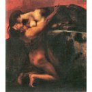 The Kiss of the Sphinx by Franz von Stuck - 24x32 Inch Rolled Canvas Wall Art Print The Kiss of the Sphinx by Franz von Stuck - 24x32 Inch Rolled Canvas Wall Art Print