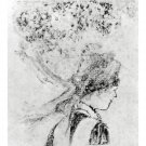 The nurse by Degas - 24x32 Inch Rolled Canvas Wall Art Print