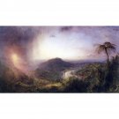 The Valley of St. Thomas, Jamaica by Frederick Edwin Church - 24x32 Inch Rolled Canvas Wall Art Prin The Valley of St. Thomas, Jamaica by Frederick Edwin Church - 24x32 Inch Rolled Canvas Wall Art Prin