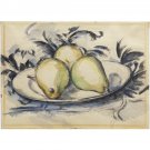 Three Pears, 1888-90 - 24x32 Inch Rolled Canvas Wall Art Print