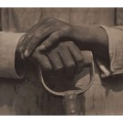 Worker's Hands - 24x32 Inch Rolled Canvas Wall Art Print