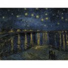 Van Gogh - Starry Night over the Rhone - 24x32 Inch Rolled Canvas Wall Art Print Van Gogh - Starry Night over the Rhone - 24x32 Inch Rolled Canvas Wall Art Print