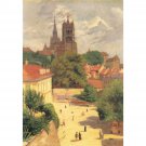 View of Lausanne by by Felix Vallotton - 24x32 Inch Rolled Canvas Wall Art Print