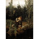 Viktor Vasnetsov - Alyonushka - 24x32 Inch Rolled Canvas Wall Art Print