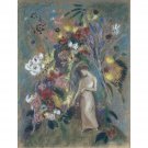Woman in Flowers, 1904 - 24x32 Inch Rolled Canvas Wall Art Print