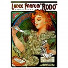 Lance Parfum by Alphonse Mucha - 24x32 Inch Rolled Canvas Wall Art Print Lance Parfum by Alphonse Mucha - 24x32 Inch Rolled Canvas Wall Art Print