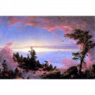 Above the clouds at sunrise by Frederick Edwin Church - 30x40 Inch Rolled Poster Wall Art Print