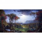 Autumn - On the Hudson River by Jasper Francis Cropsey - 30x40 Inch Rolled Poster Wall Art Print