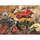 Autumn Flowers by Lovis Corinth - 30x40 Inch Rolled Poster Wall Art Print