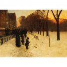 Boston Common at Twilight, 1885-86 - 30x40 Inch Rolled Poster Wall Art Print