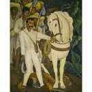 Diego Rivera - Agrarian Leader Zapata - 30x40 Inch Rolled Poster Wall Art Print