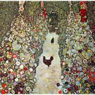 Garden Path with Chickens by Klimt - 30x40 Inch Rolled Poster Wall Art Print Garden Path with Chickens by Klimt - 30x40 Inch Rolled Poster Wall Art Print