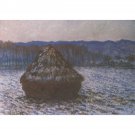 Haystacks [2] by Monet - 30x40 Inch Rolled Poster Wall Art Print
