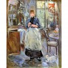 In Dining Room by Morisot - 30x40 Inch Rolled Poster Wall Art Print