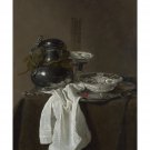 Jan Jansz. Treck - Still Life with a Pewter Flagon and Two Ming Bowls - 30x40 Inch Rolled Poster Wal