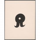 Schnurruhr, plate 5 from the 7 Arpaden von Hans Arp - 30x40 Inch Rolled Poster Wall Art Print Schnurruhr, plate 5 from the 7 Arpaden von Hans Arp - 30x40 Inch Rolled Poster Wall Art Print