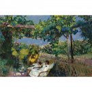 Joaquin Sorolla y Bastida - La siesta en el jardin - 30x40 Inch Rolled Poster Wall Art Print