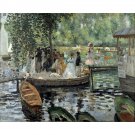 La Grenouillere by Renoir - 30x40 Inch Rolled Poster Wall Art Print