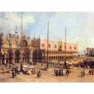 La Piazza San Marco by Canaletto - 30x40 Inch Rolled Poster Wall Art Print
