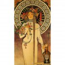 La Trappistine by Alphonse Mucha - 30x40 Inch Rolled Poster Wall Art Print