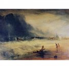 Life-Boat and Manby Apparatus going off to a Stranded Vessel making Signal - 30x40 Inch Rolled Poste Life-Boat and Manby Apparatus going off to a Stranded Vessel making Signal - 30x40 Inch Rolled Poste