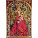 Madonna in Rose Garden. 1473 - 30x40 Inch Rolled Poster Wall Art Print