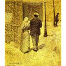 Man and woman on the street by Agrande - 30x40 Inch Rolled Poster Wall Art Print Man and woman on the street by Agrande - 30x40 Inch Rolled Poster Wall Art Print