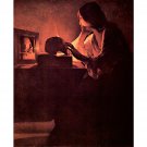Mary Magdalene [1] by La Tour - 30x40 Inch Rolled Poster Wall Art Print