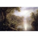 Morning in the tropics by Frederick Edwin Church - 30x40 Inch Rolled Poster Wall Art Print